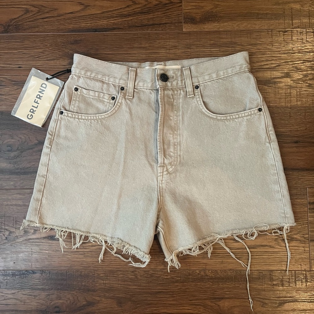 NWT Grlfriend Denim The Jules Shorts